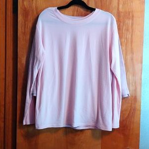 Women's Nordstrom XL Pink light weight sweater top